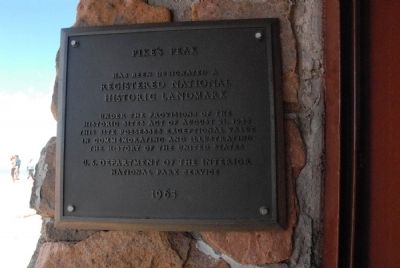Pike's Peak Marker. Click for full size. Pike's Peak Marker image. Click for full size.