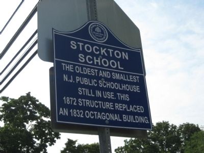 Stockton School Marker image. Click for full size.