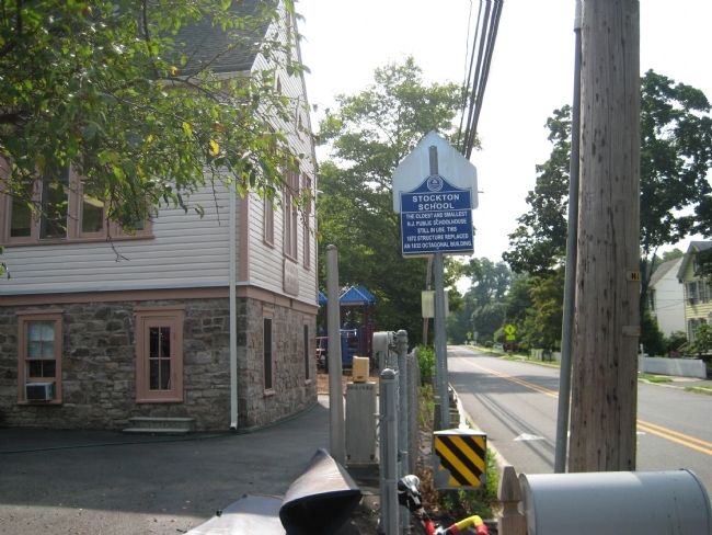 Stockton School Marker. Click for full size. Stockton School Marker image. Click for full size.