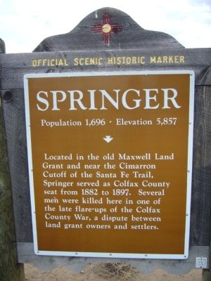 Springer Marker. Click for full size. Springer Marker image. Click for full size.