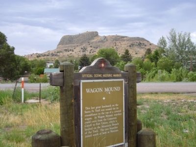 Wagon Mound Marker image. Click for full size.