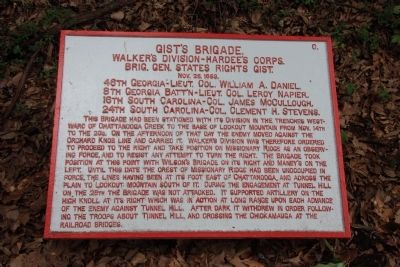 Gist's Brigade Marker image. Click for full size.