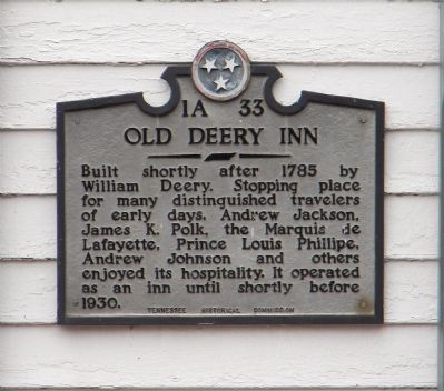 Old Deery Inn Marker image. Click for full size.