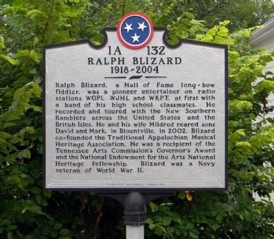 Ralph Blizard Marker image. Click for full size.