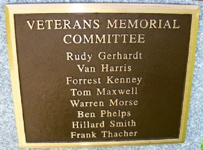 Boonville Veterans Memorial Committee image. Click for full size.