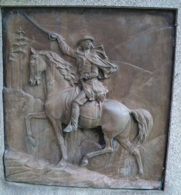 Relief of Gen. Custer image. Click for full size.