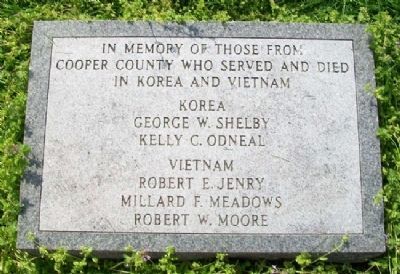 Cooper County Korea - Vietnam War Memorial image. Click for full size.