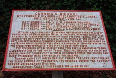 Cumming's Brigade Marker image. Click for full size.