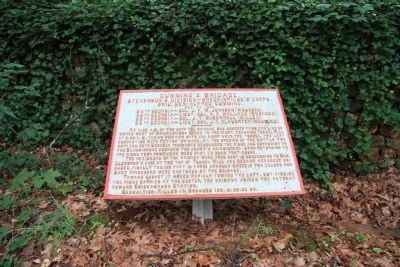 Cumming's Brigade Marker image. Click for full size.