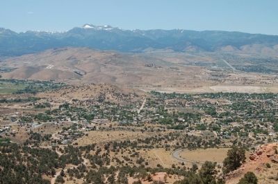 Panorama of Truckee Meadows from the Geiger Lookout, #2 image. Click for full size.