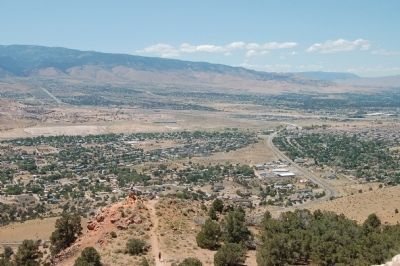 Panorama of Truckee Meadows from the Geiger Lookout, #3 image. Click for full size.