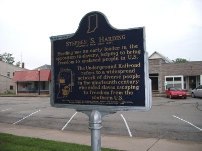 Side 'Two' - - Stephen S. Harding Marker image. Click for full size.