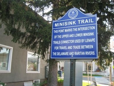 Minisink Trail Marker image. Click for full size.