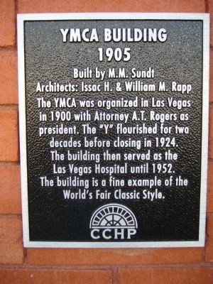 YMCA Building Marker image. Click for full size.