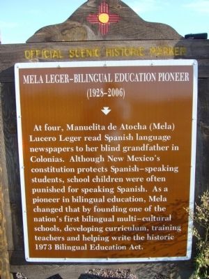 Mela Leger Marker image. Click for full size.