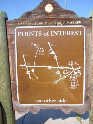 <i>Back of</i> Santa Rosa Marker. Click for full size. <i>Back of</i> Santa Rosa Marker image. Click for full size.