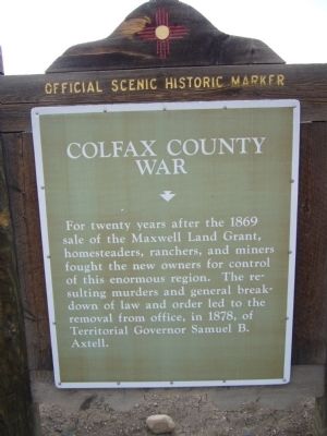 Colfax County War Marker image. Click for full size.