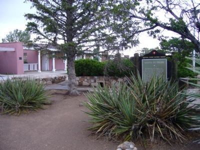 Santa Fe Trail Marker. Click for full size. Santa Fe Trail Marker image. Click for full size.