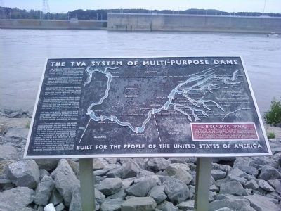 The TVA System of Multipurpose Dams Marker image. Click for full size.