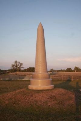 14th Vermont Volunteers Monument at sunset. Click for full size. 14th Vermont Volunteers Monument at sunset image. Click for full size.