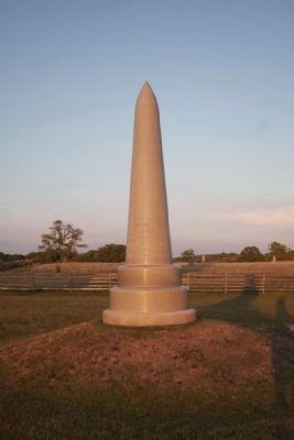 14th Vermont Volunteers Monument at sunset image. Click for full size.