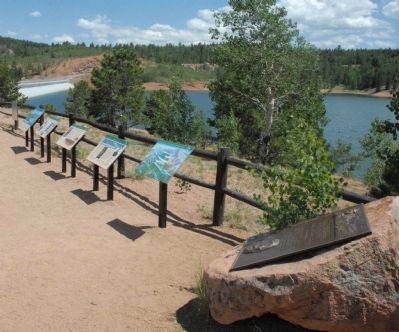 Markers at Crystal Reservoir image. Click for full size.