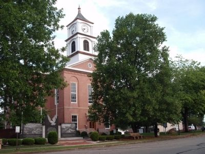South/East Corner - - Ripley County Courthouse - - Versailles, Indiana image. Click for full size.