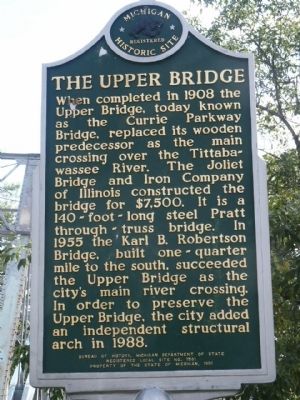 The Upper Bridge Marker image. Click for full size.