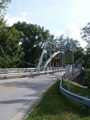 The Upper Bridge and Marker image. Click for full size.