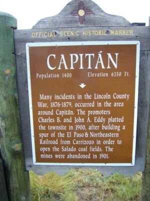 <i>Side A:</i> Capitán Marker. Click for full size. <i>Side A:</i> Capitán Marker image. Click for full size.