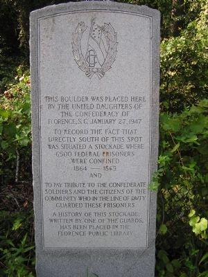 Florence Stockade Monument Marker image. Click for full size.