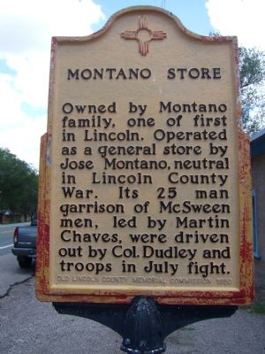 Montano Store Marker. Click for full size. Montano Store Marker image. Click for full size.