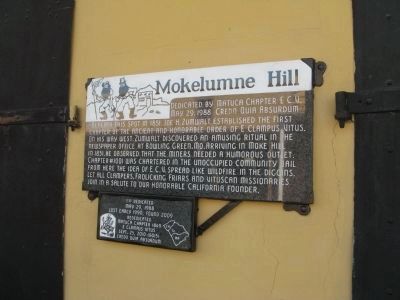 Mokelumne Hill Marker image. Click for full size.