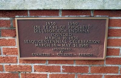 Sesquicentennial - - Plaque image. Click for full size.