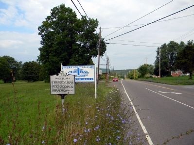 Wide view of Dungan�s Mill Marker image. Click for full size.