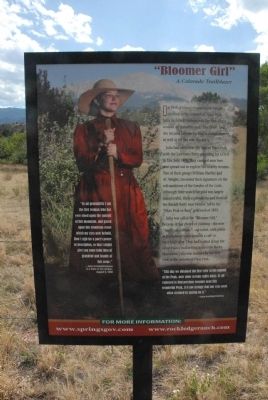 Bloomer Girl; A Colorado Trailblazer Marker image. Click for full size.