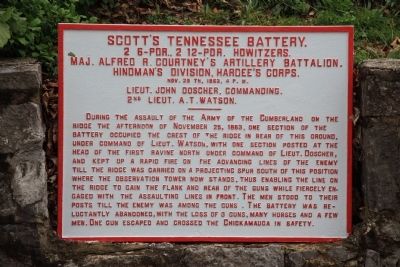 Scott's Tennessee Battery Marker image. Click for full size.