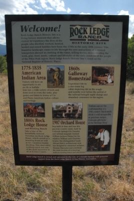 Rock Ledge Ranch Historic Site Marker image. Click for full size.
