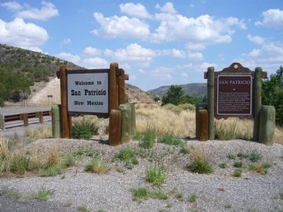 San Patricio Marker. Click for full size. San Patricio Marker image. Click for full size.
