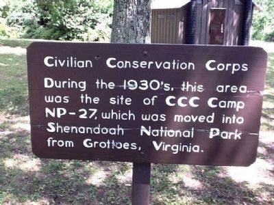 Civilian Conservation Corps Marker image. Click for full size.
