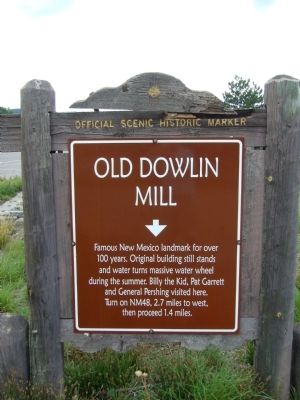 Old Dowlin Mill Marker image. Click for full size.