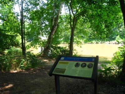 Western Bank of Haw River image. Click for full size.