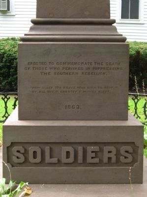 First Civil War Monument. Click for full size. First Civil War Monument image. Click for full size.