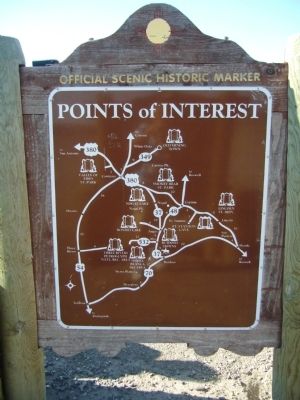 <i>Back of</i> Three Rivers Marker. Click for full size. <i>Back of</i> Three Rivers Marker image. Click for full size.