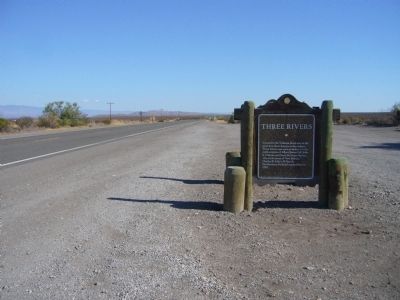 Three Rivers Marker. Click for full size. Three Rivers Marker image. Click for full size.