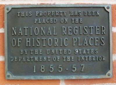 Thespian Hall NRHP Marker. Click for full size. Thespian Hall NRHP Marker image. Click for full size.