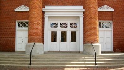 Thespian Hall Entrance image. Click for full size.