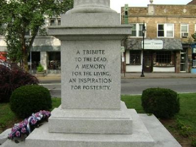 Bloomfield Centennial War Memorial Marker image. Click for full size.