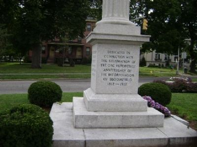 Bloomfield Centennial War Memorial Marker image. Click for full size.