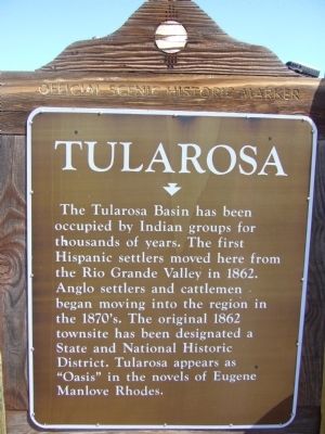 Tularosa Marker image. Click for full size.